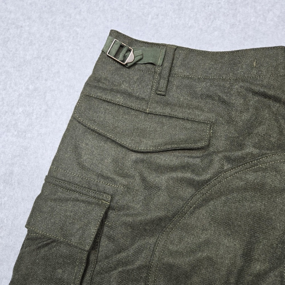 Apolis Pants Mens 34x32 Green Cargo Tweed Global Citizen Drawstring‎ Pockets - Picture 12 of 15
